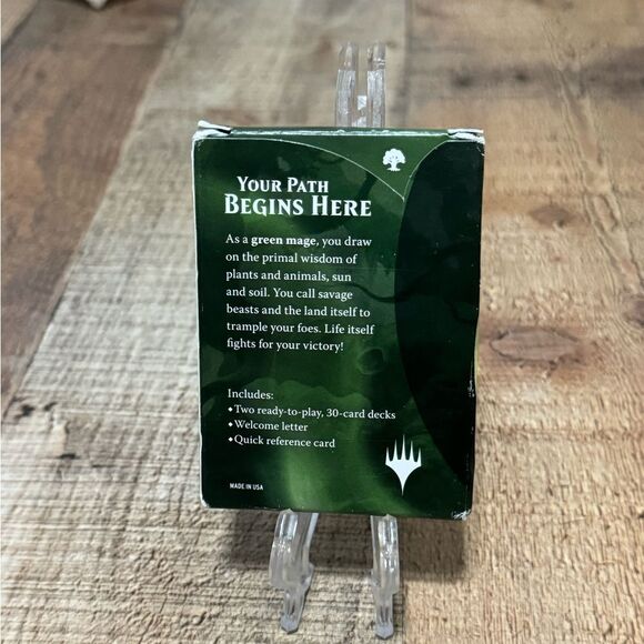 2017 Magic The Gathering Starter  Card Pack Green Mage 
Open pre owned - Picture 2 of 4